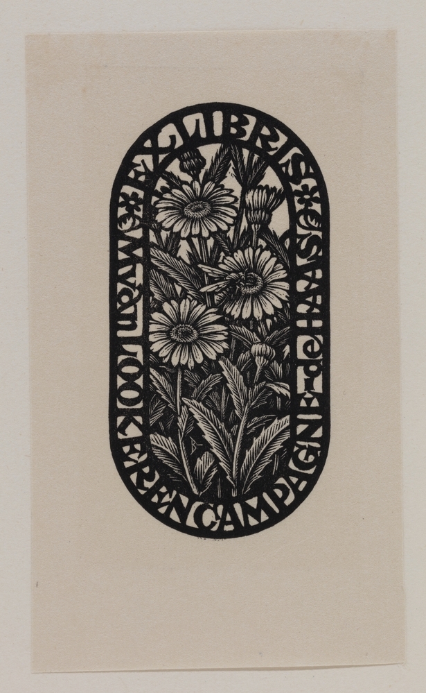 Ex-libris M. van Lookeren Campagne-de Haas