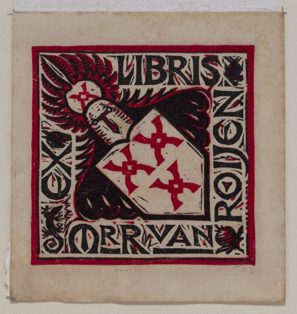 Ex-libris mr R. van Roijen