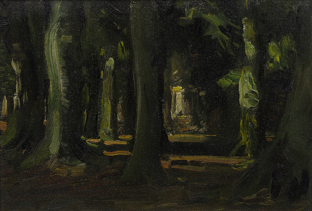 Open plekken in het bos (studie)