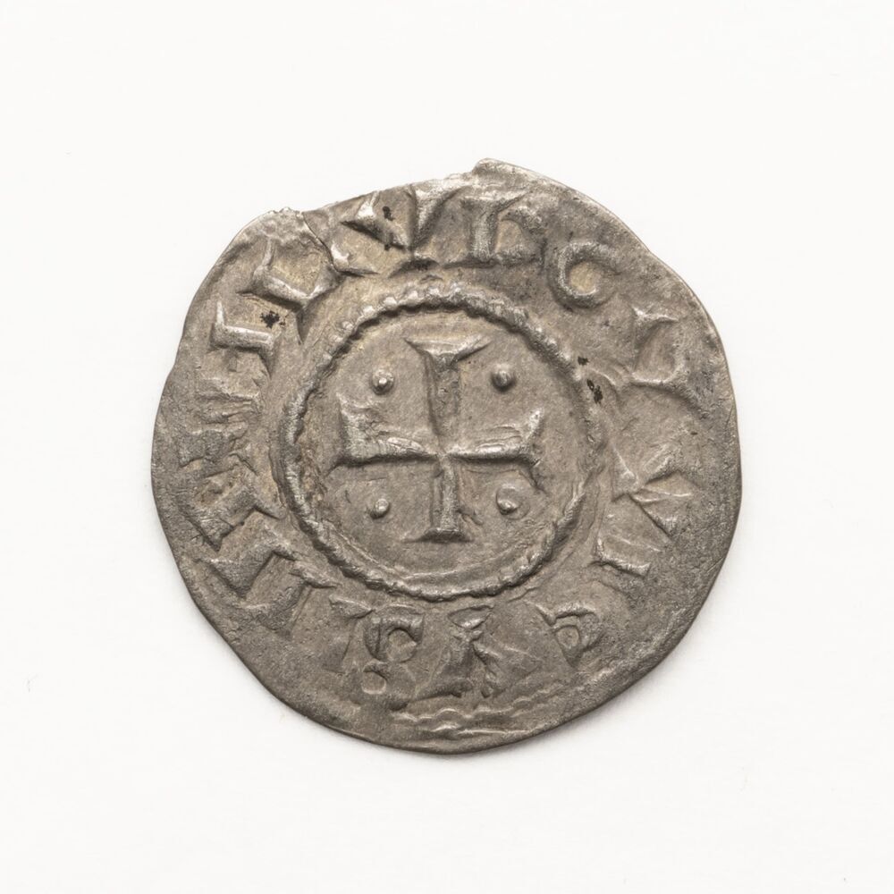 Denier Lodewijk de Vrome (Louis le Pieux), Frankische Rijk (Wagenborgen)