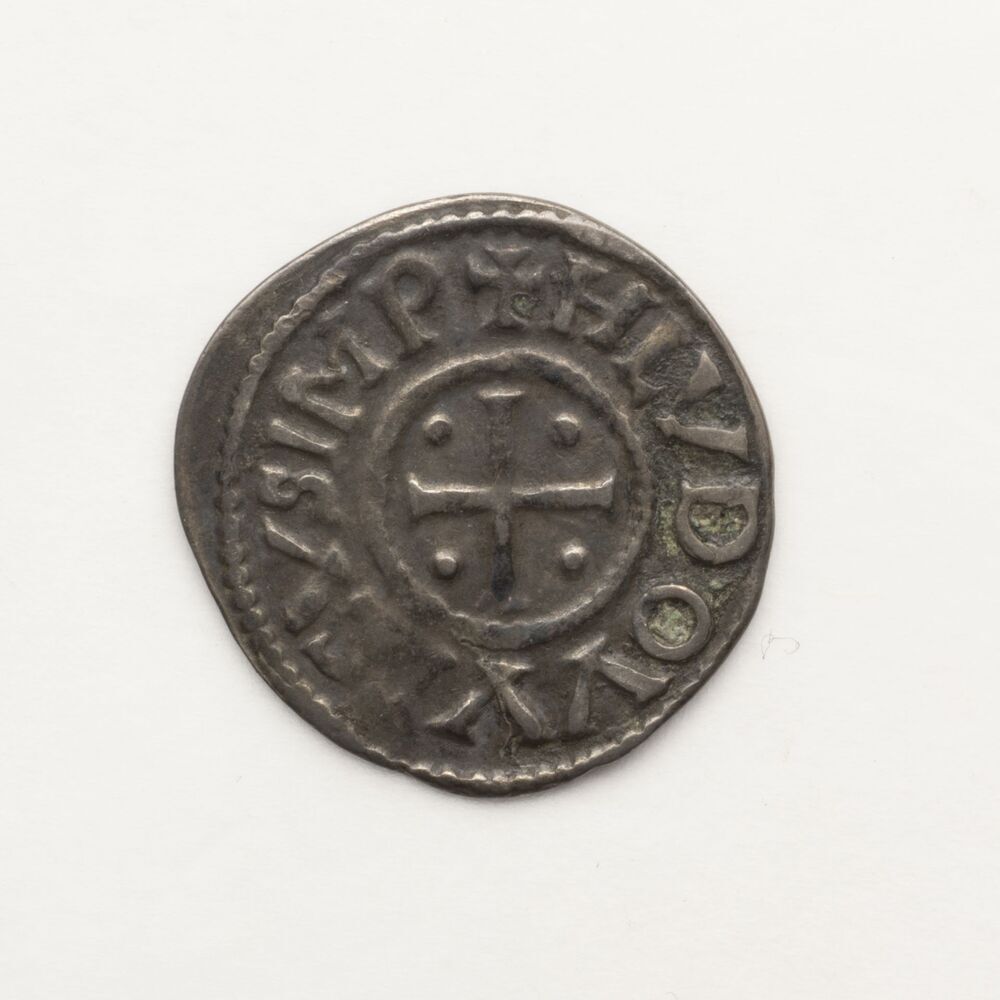 2 Dinarii, Lodewijk de Vrome, Frankische Rijk (Oosterwijtwerd)