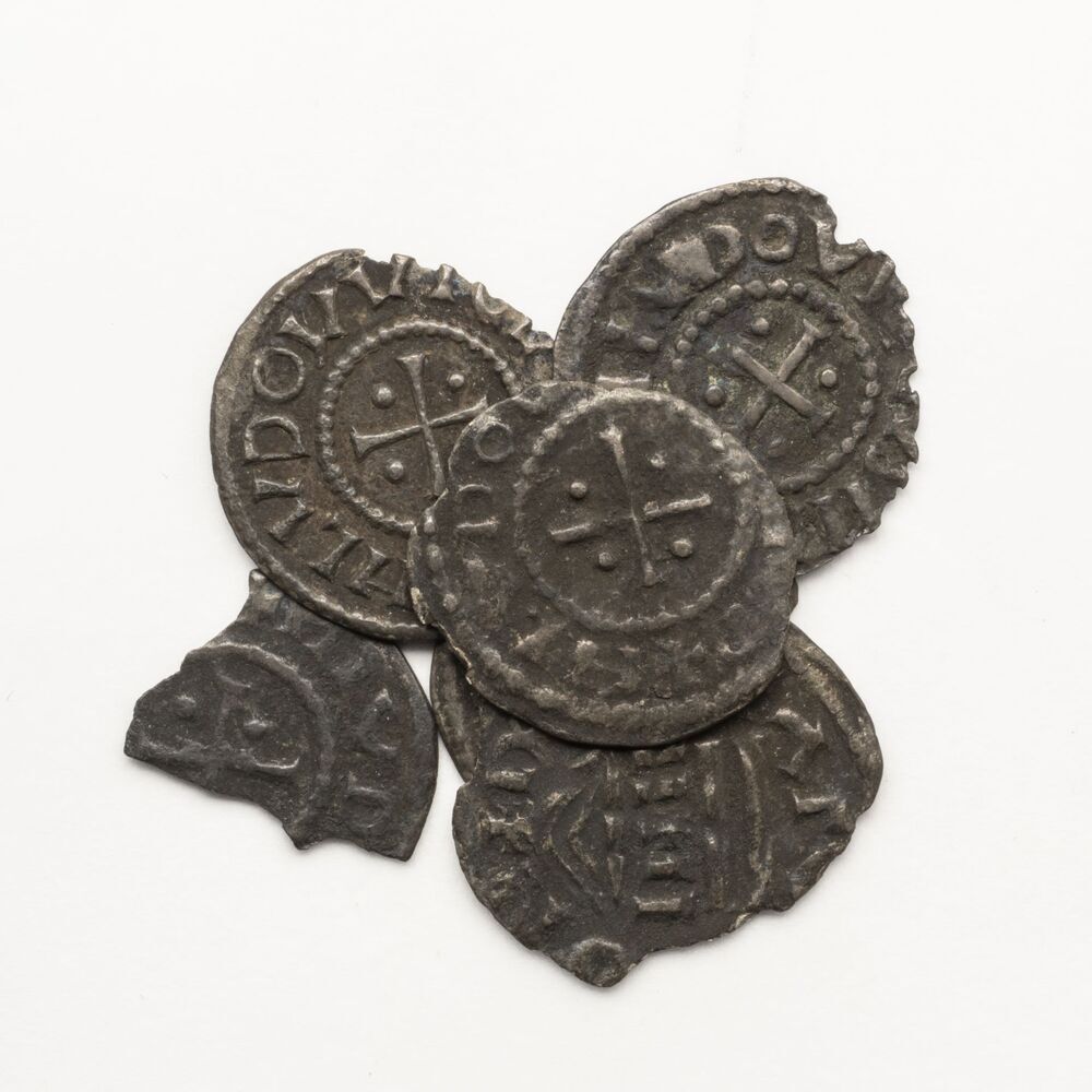 6 Dinarii, Lodewijk de Vrome, Frankische Rijk (Baflo)