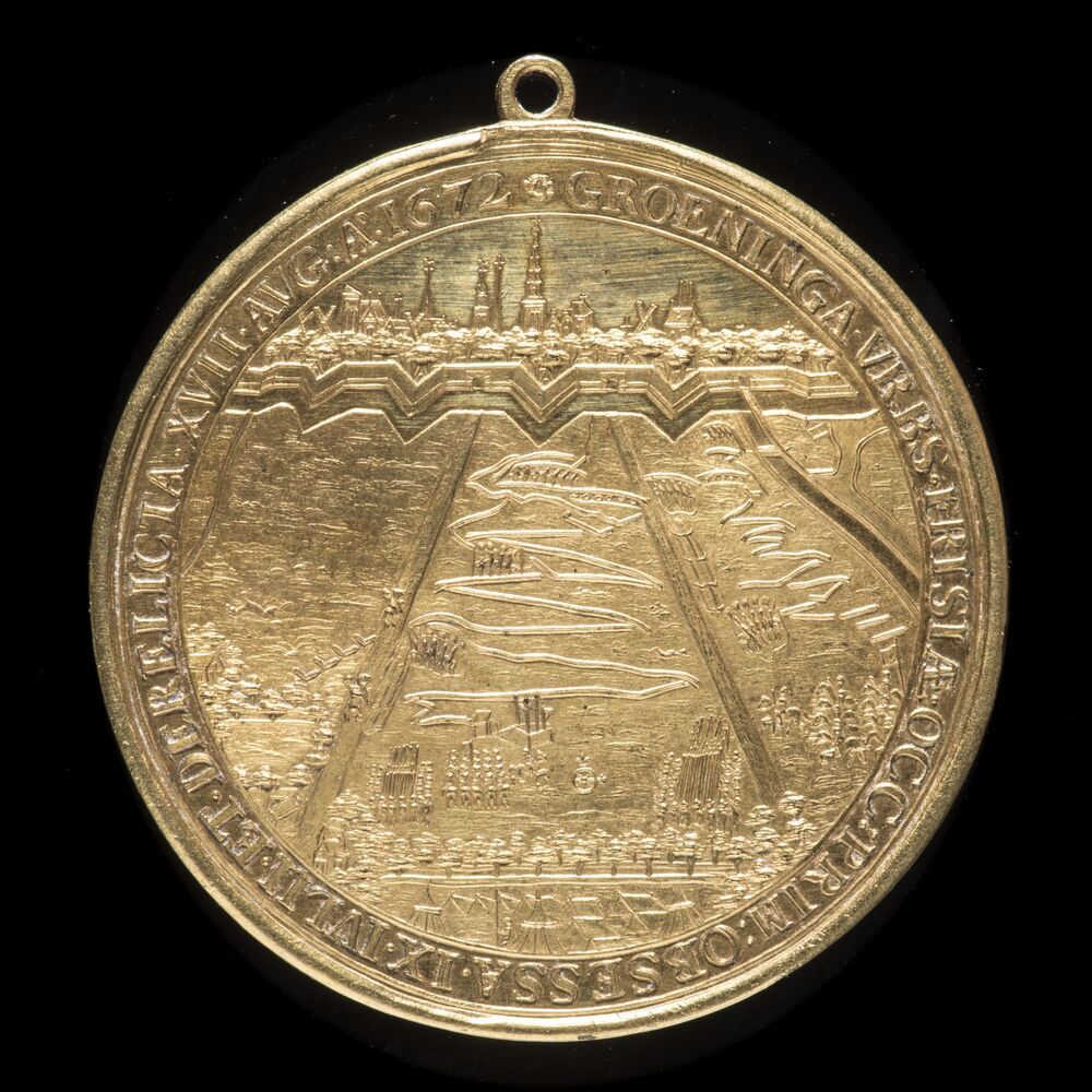 Penning Beleg van Groningen en inname van Coevorden  1672
