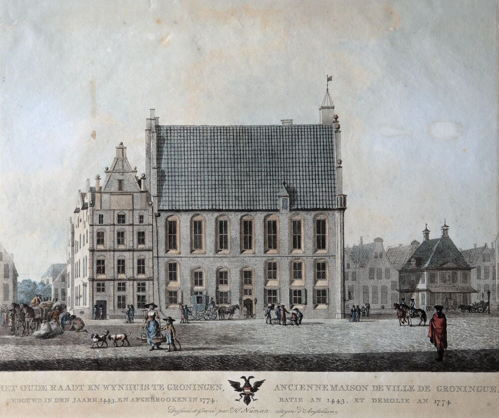 Raadhuis-wijnhuis, oostzijde