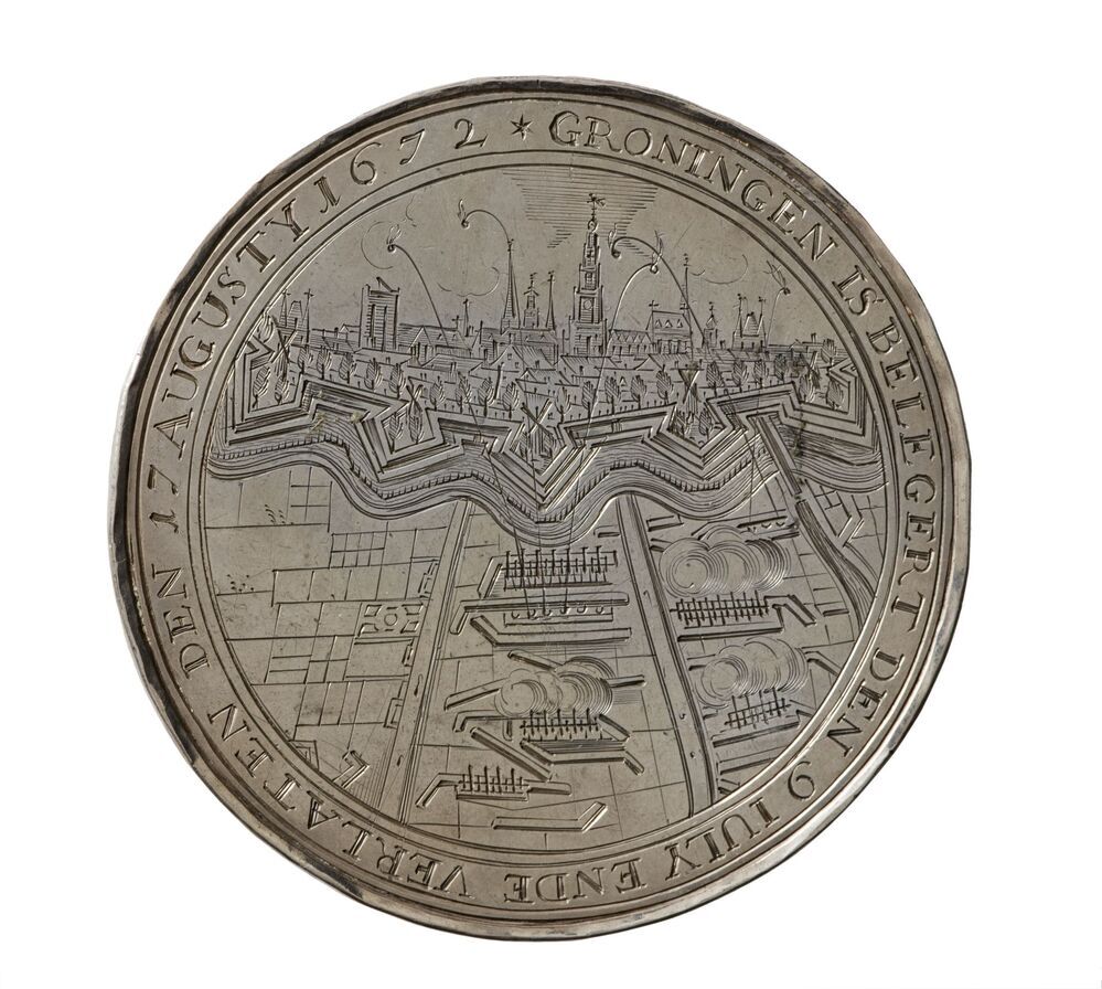 Penning ter herdenking van het Gronings Ontzet, 1672