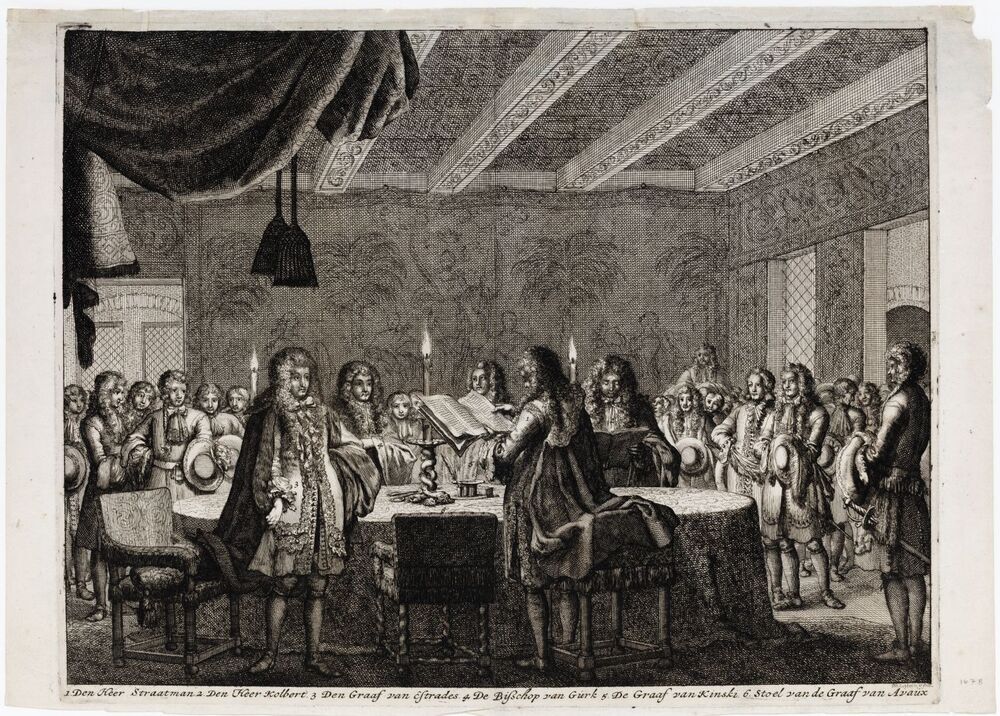 Historieprent vrede van Nijmegen