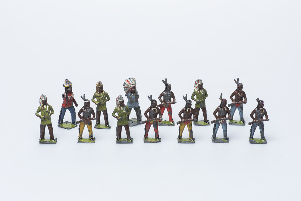 Tinnen figuurtjes (Native Americans)