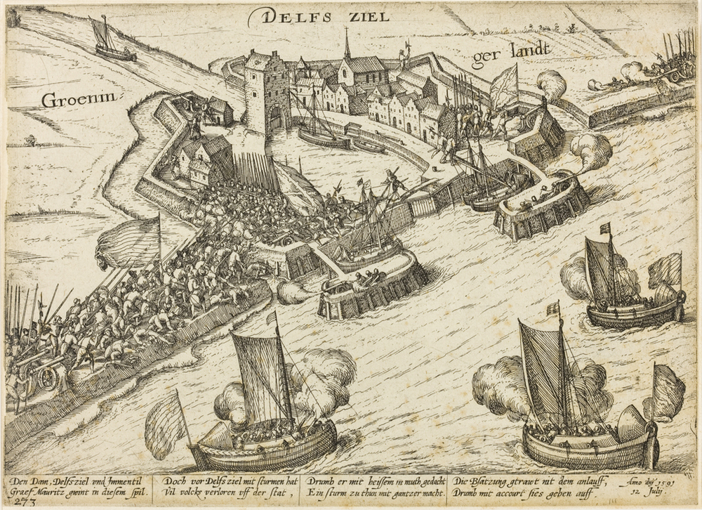 Prins Maurits neemt Delfzijl in