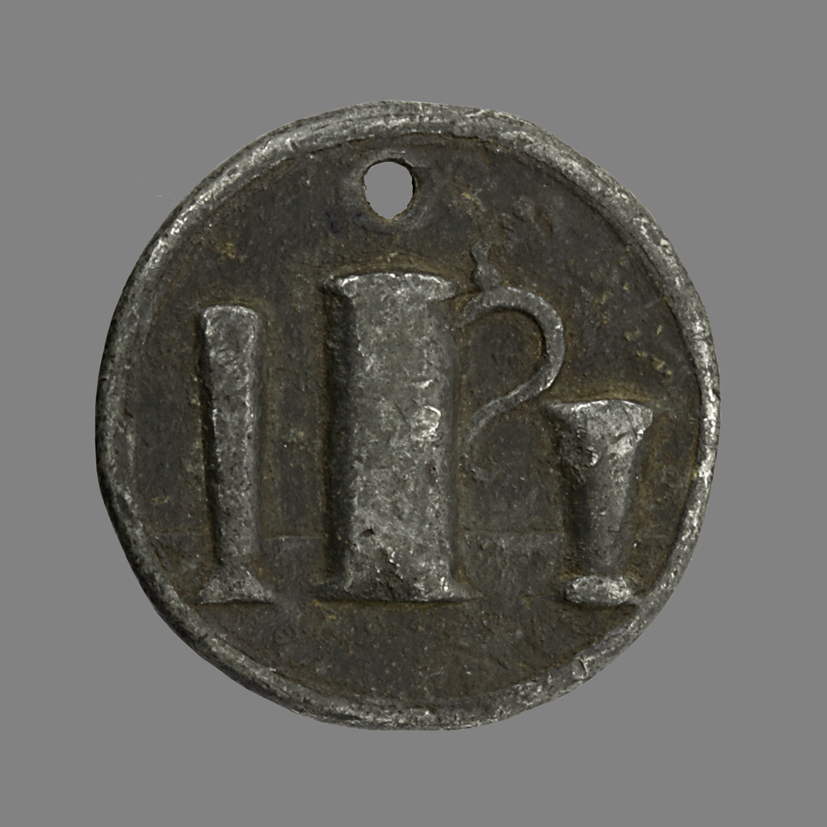 Gildepenning van het herbergiersgilde in Groningen