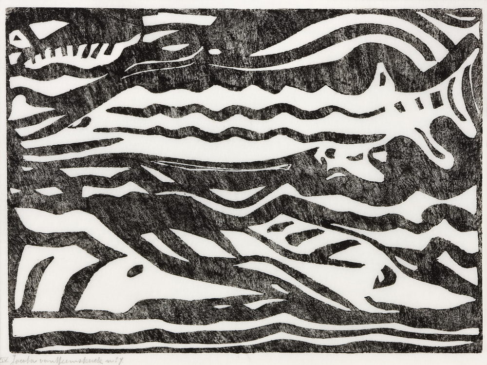 Kompositie met vissen (XIV, no 7)