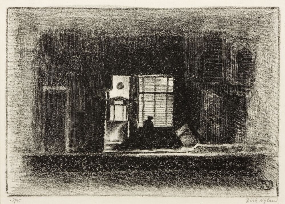 Figuur voor verlicht raam