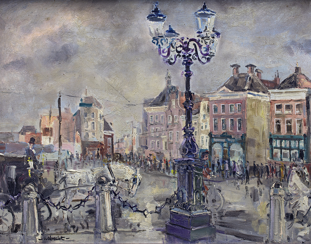 De Grote Markt met trouwkoetsje