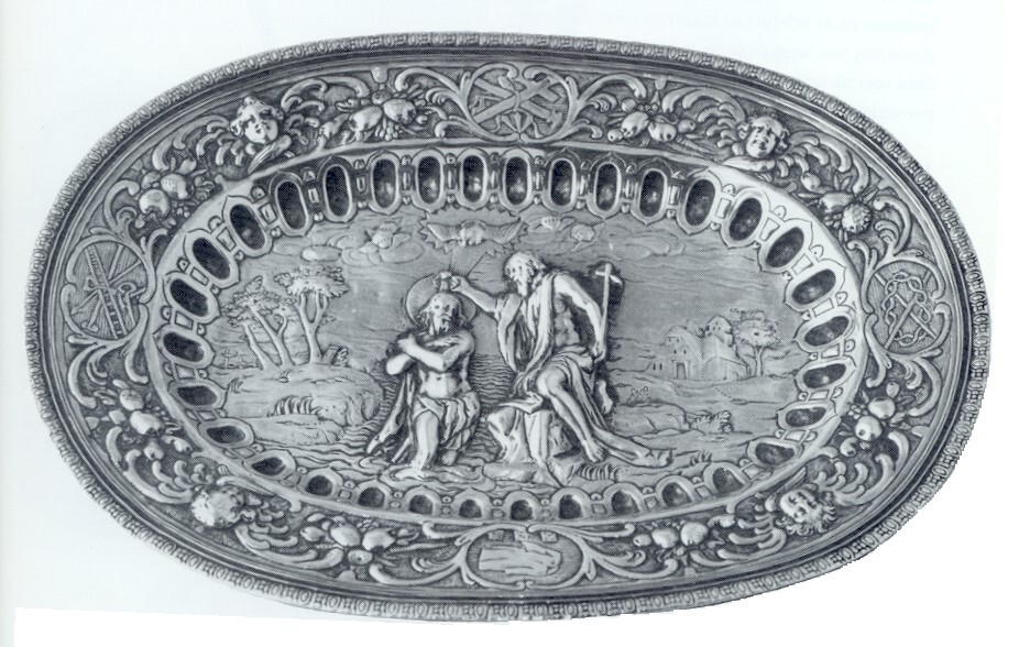 Doopschaal of ampullenblad