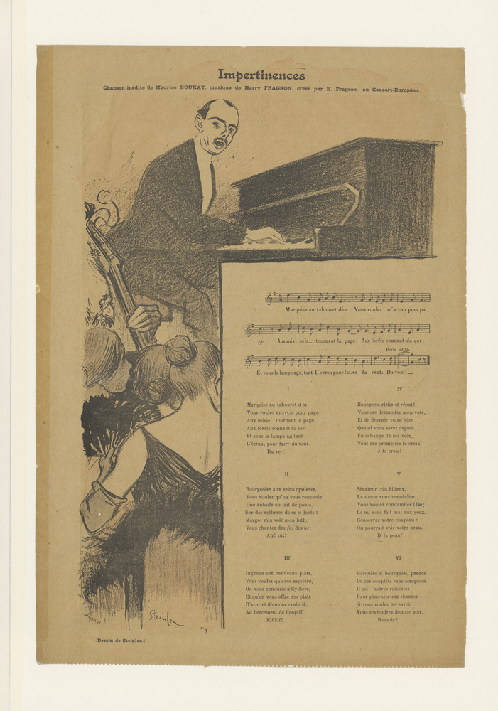 Impertinences (titel op object)