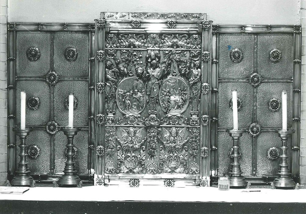 Zilveren vatting voor de tabernakeldeuren