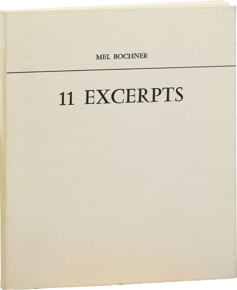 11 excerpts (1967-1970) - 11 extraits (1967-1970)