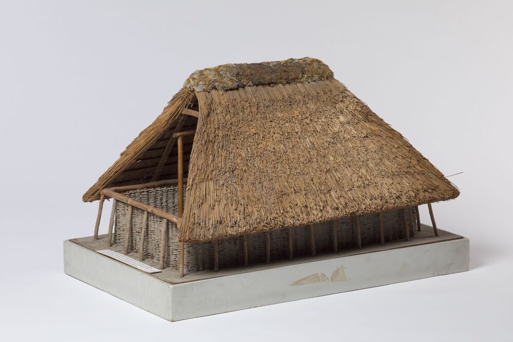 Maquette huis Ezinge (opgraving 1934)