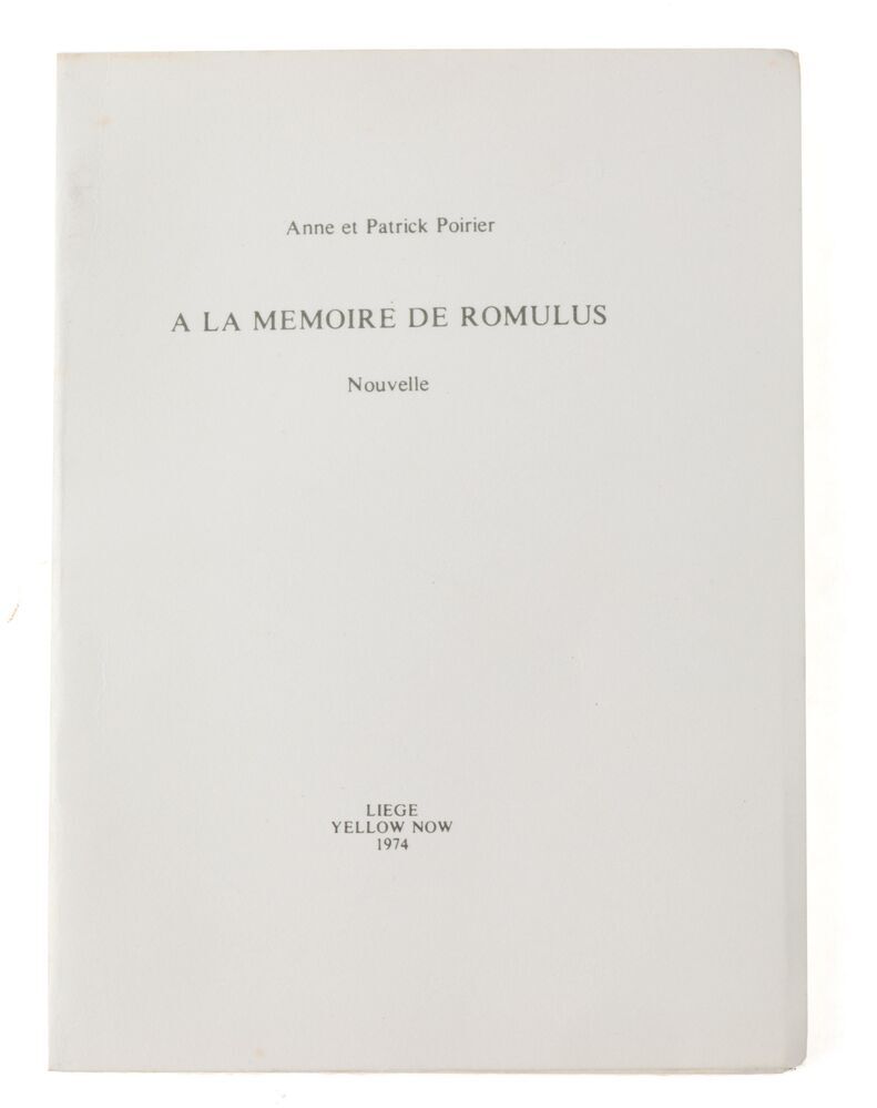 A la mémoire de Romulus Nouvelle