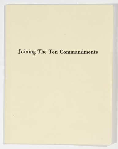 Joining the ten commandments