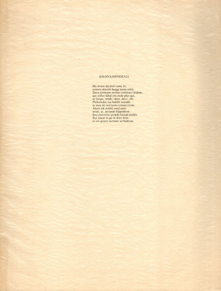 Europäische Sonette