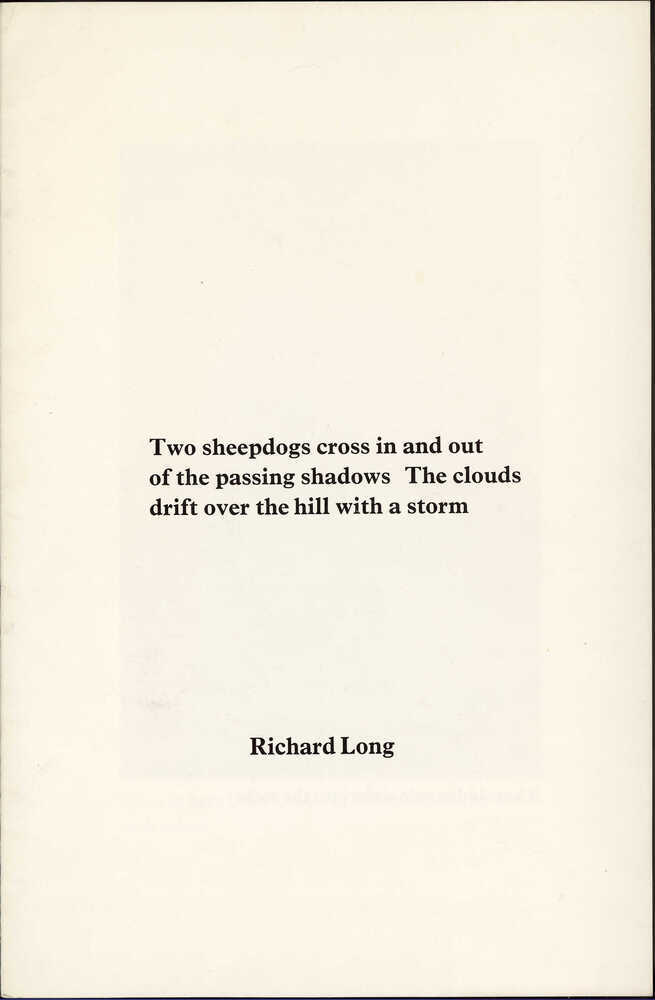 Two Sheepdogs Cross in and out of the Passing Shadows: The Clouds Drift over the Hill with a Storm