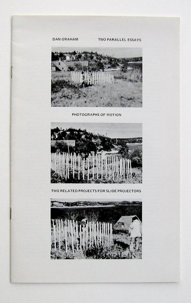 Two Parallel Essays: Photographs of Motion & Two Related Projects for Slide Projectors