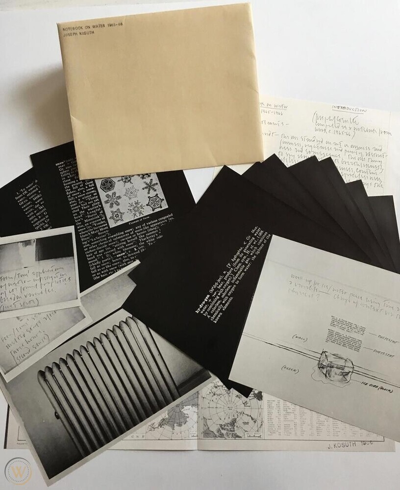 Notebook on Water 1965-66