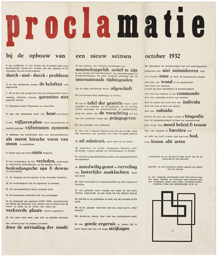 Proclamatie I,1932 (G-166a)