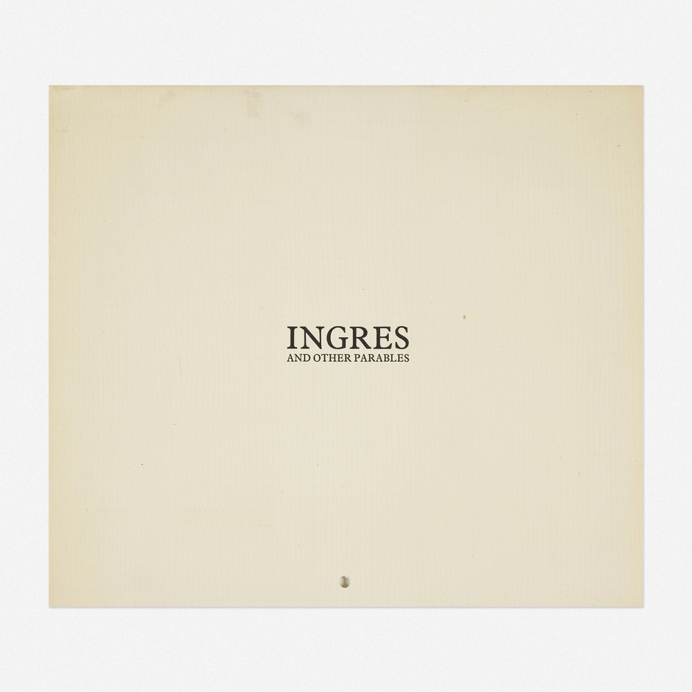 Ingres and other parables