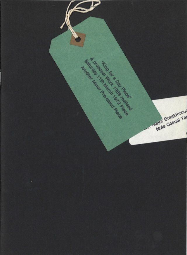 Retrospective : King for a day and 999 other pieces/works/things etc.