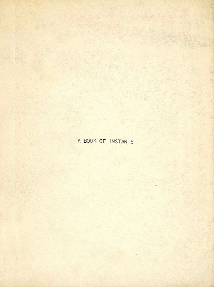 A Book of Instants