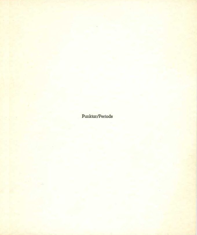 Punktar/Periods