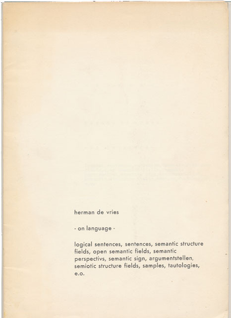on language - logical sentences, semantic structure fields, open semantic fields, semantic perspectiv[e]s, semantic sign, argumentstellen, semiotic structure fields, samples, tautologies, e.o.