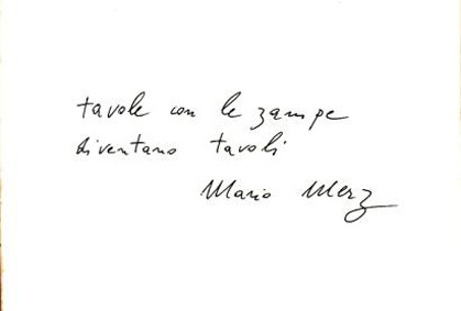 Tavole con la zampe diventano tavoli