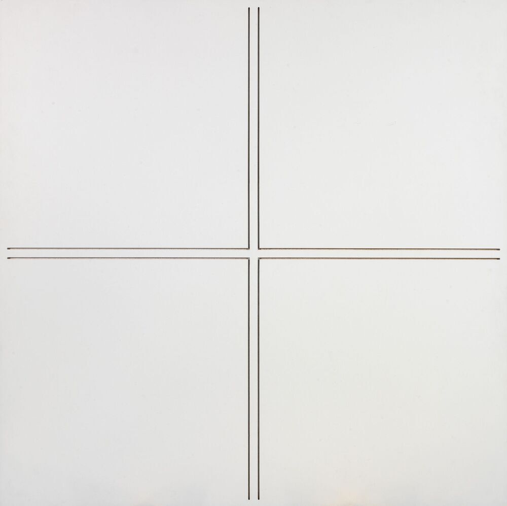 Vier begrensde vierkanten in vierkant