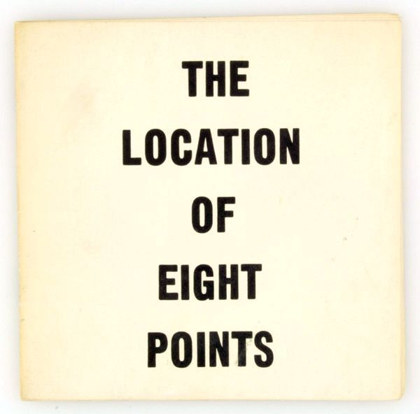The location of eight points