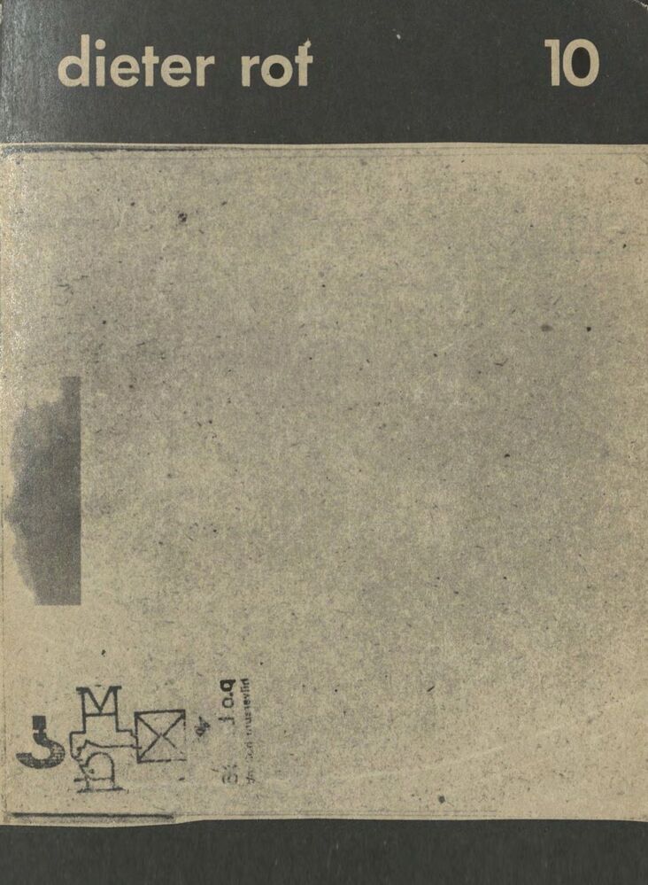 Gesammelte Werke, Band 10. Daily Mirror (Variante der als "Quadratbuch" bei De Jong in Hilversum 1961 erschienen Mappe)