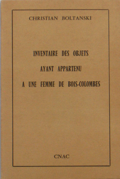 Inventaire des objets ayant appartenu a une femme de bois-colombes