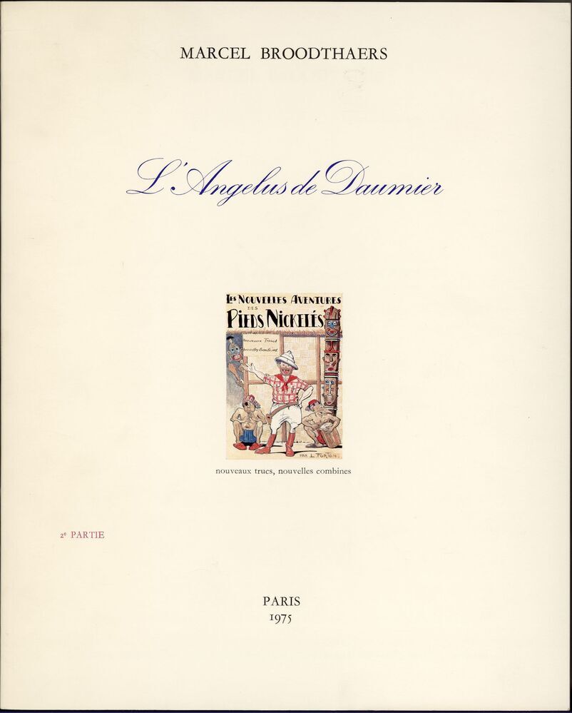 L' Angelus de Daumier (Catalogue 2e partie)