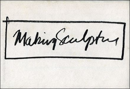 Making Sculptures : Vol. I of the destruction of Harrison Street