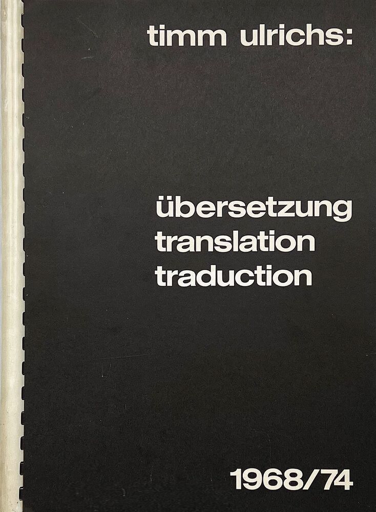 Übersetzung Translation Traduction ein polyglotter zyklus