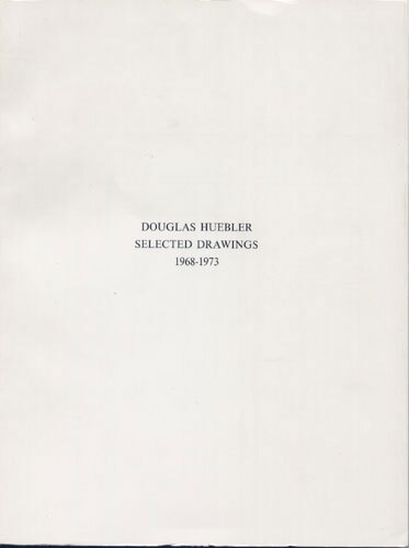 Selected Drawings 1968-1973