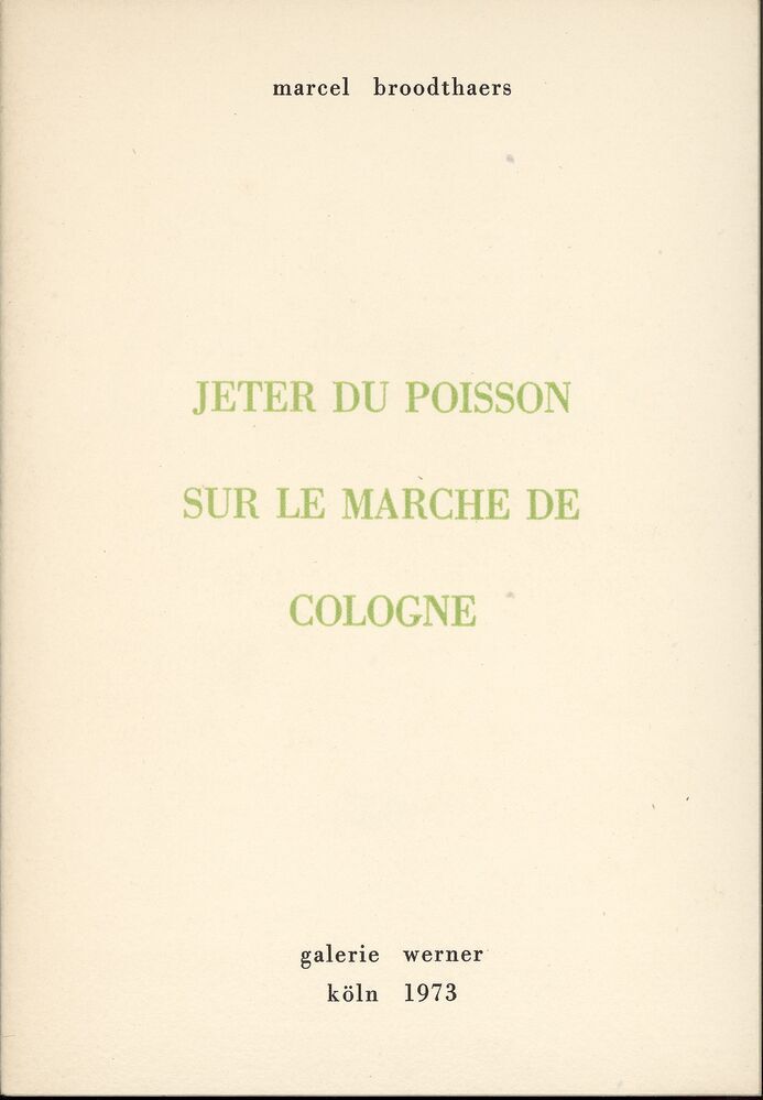 Jeter du poisson sur le marché de Cologne