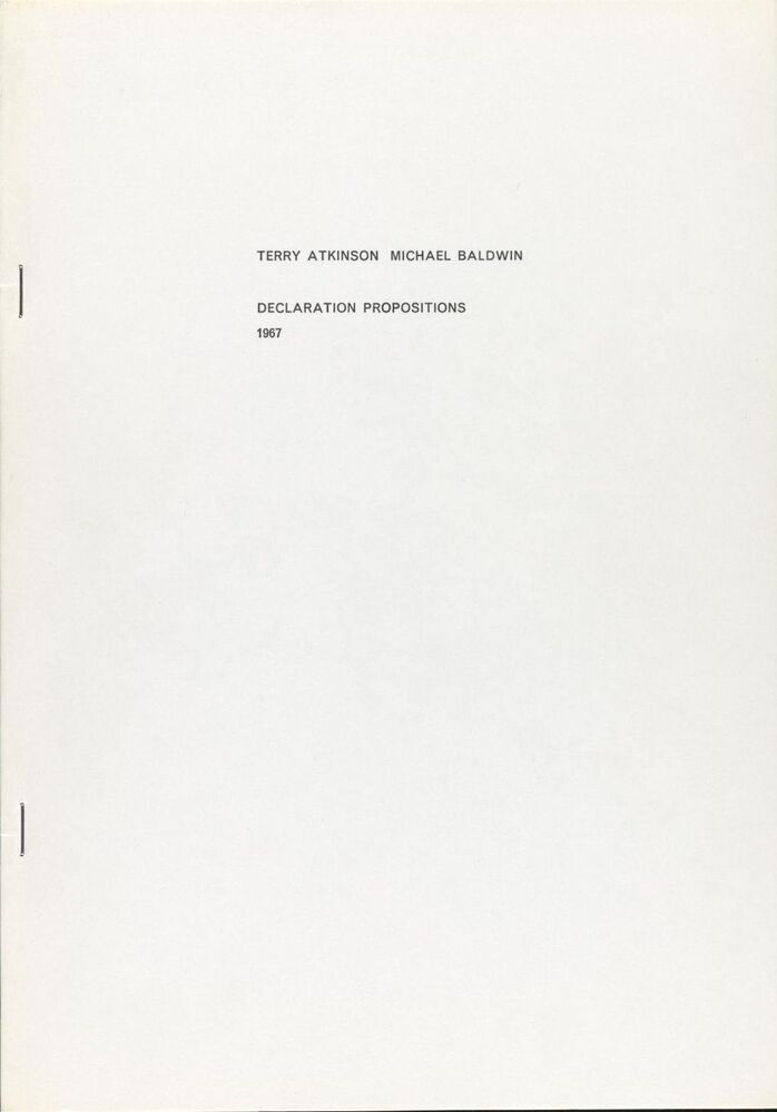 Declaration Propositions