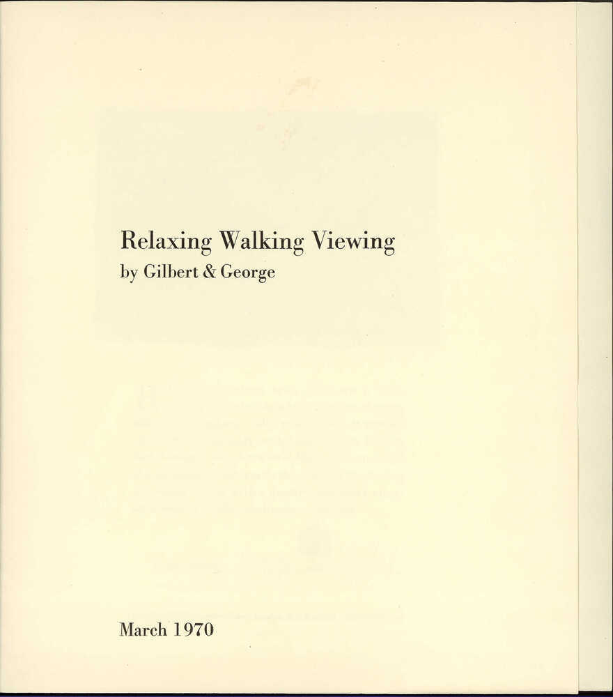 Relaxing, Walking, Viewing