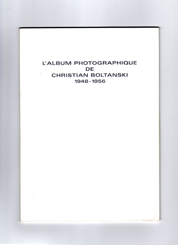L'Album photographiques de Christian Boltanski 1948-1956