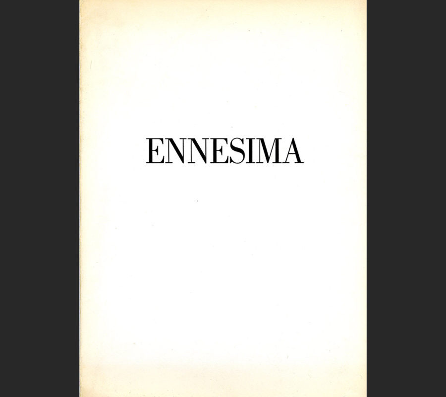 Ennesima. Appunti per la descrizione di sei disegni datati 1975. Notes pour la description de six dessins datés 1975. Notes for a description of six drawings dated 1975.