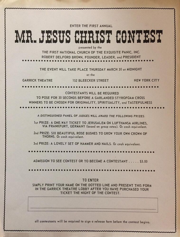 Mr. Jesus Christ Contest