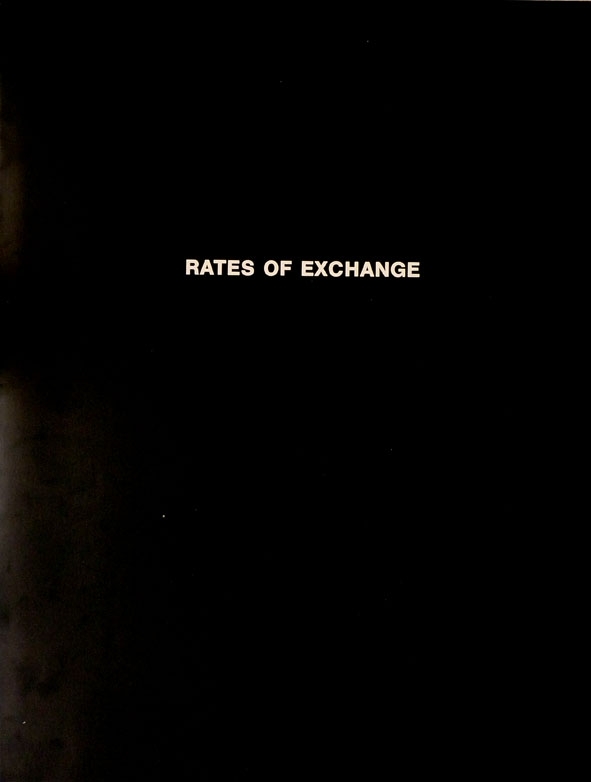 allan kaprow Rate of Exchange