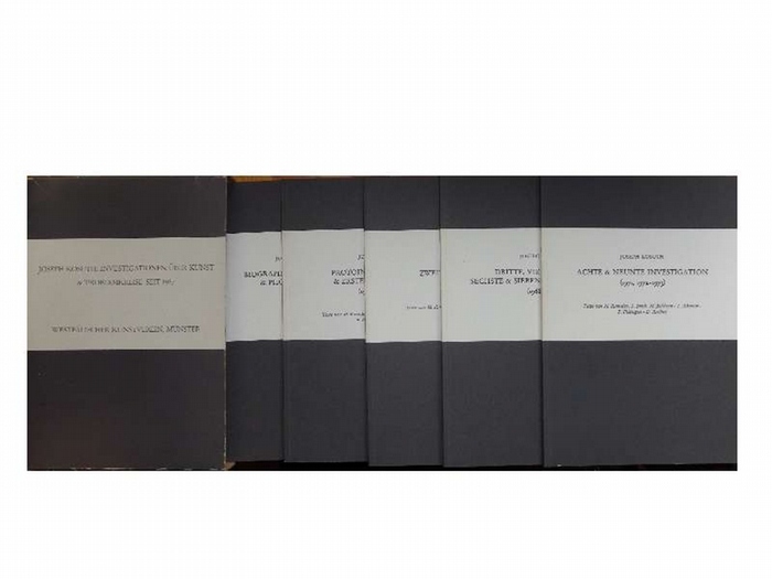 Investigationen über Kunst & Problemkreise seit 1965